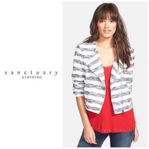Sanctuary “Racer” stripe Moto Jacket